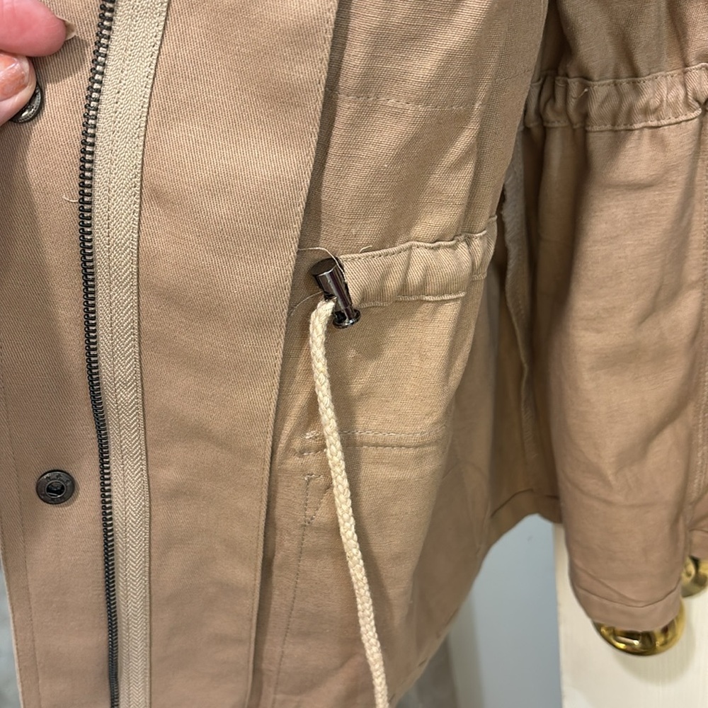 Tan Utility Jacket - Picture 3 of 5